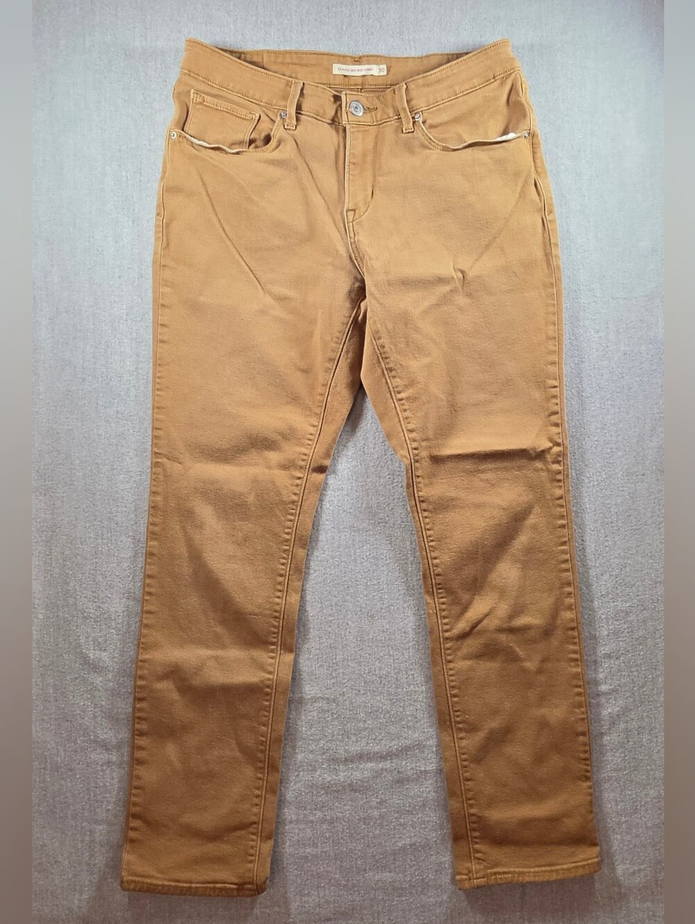 Levi's Women's Classic Mid Rise Skinny Jeans - Khaki Size 30